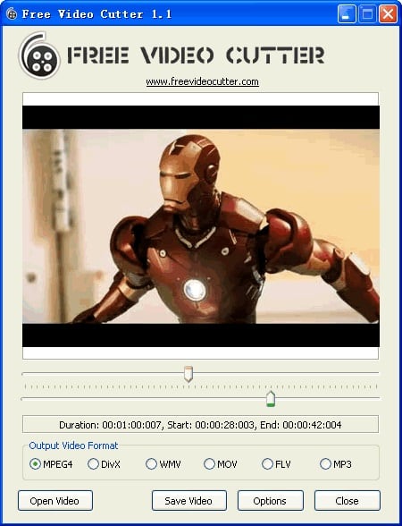 Безкоштовний відеоконвертер Free Video Cutter Бесплатный видеоконвертер Free Video Cutter
