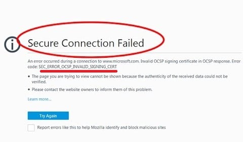 Помилка в браузері sec_error_ocsp_invalid_signing_cert Ошибка в браузере sec_error_ocsp_invalid_signing_cert