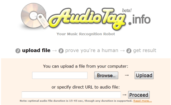 Використовуйте можливості сервісу "Audio Tag" для ідентифікації наявного у вас аудіофайлу Используйте возможности сервиса "Audio Tag" для идентификации имеющегося у вас аудиофайла