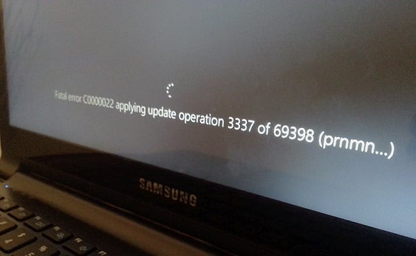Помилка c0000022 при оновленні системи Ошибка c0000022 при обновлении системы