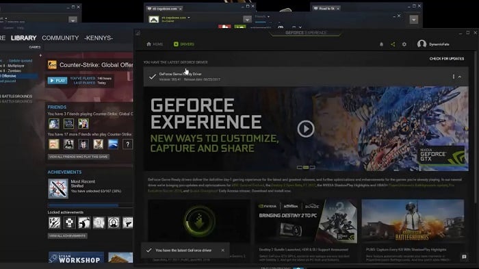 Додаток Geforce Experience Приложение Geforce Experience