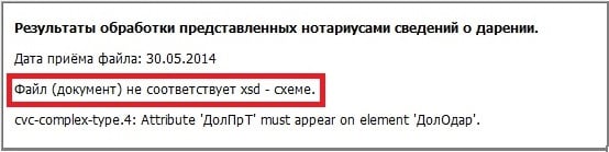 Помилка 0300300001 при наданні нотаріальної звітності Ошибка 0300300001 при предоставлении нотариальной отчётности