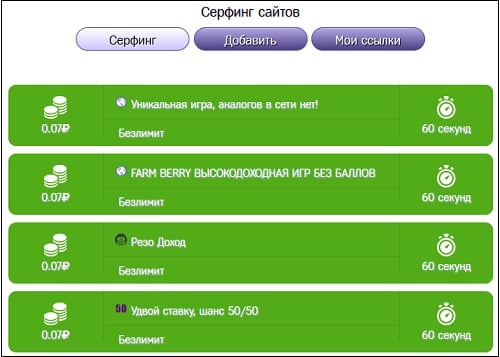 Заробіток від серфінгу на сайтах Заработок от сёрфинга на сайтах