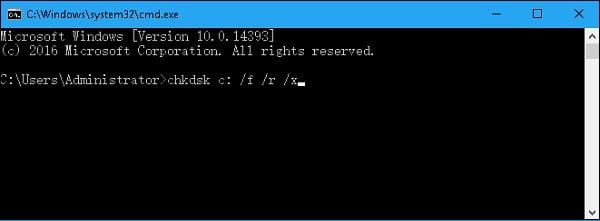 Використовуйте функціонал утиліти CHKDSK CHKDSK